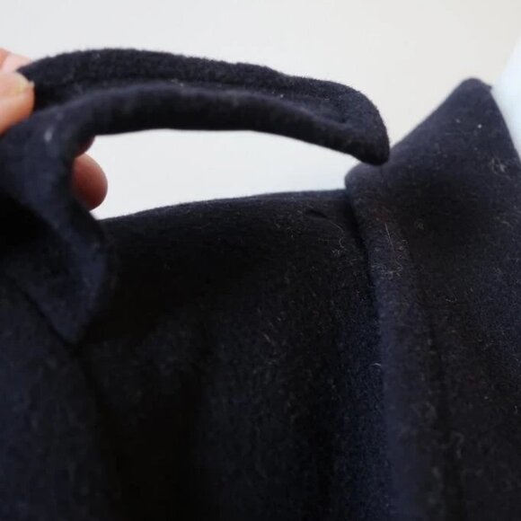 MENS BLOOMINGDALES THE MENS STORE DARK NAVY COAT SZ 42 - Picture 12 of 14